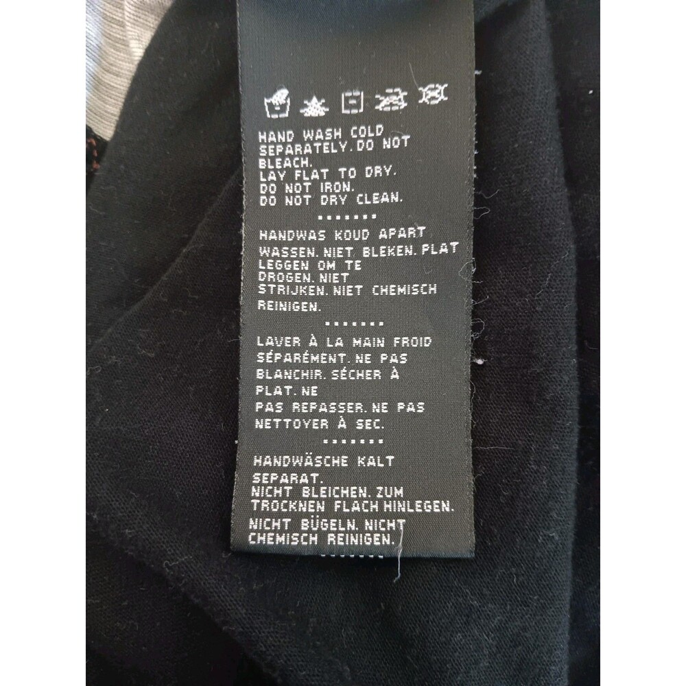 Harley-Davidson Women's Colorblock Raglan Top Coral Lace Eagle Live To Ride Sz L - Picture 9 of 10